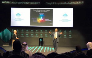 Presenting "The Future of Leadership" at World Government Summit in Dubai
