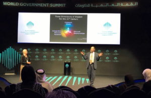 Leveys' in Dubai Speaking on Wisdom at Work for the World Government Summit